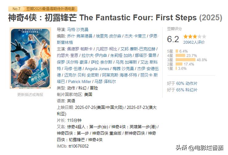 神奇4侠初露锋芒票房口碑双崩盘_漫威电影宇宙新篇章重启分析_神奇4侠初露锋芒什么时候上映